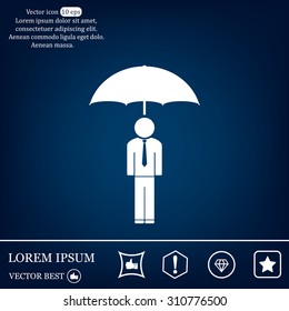 Man With Umbrella