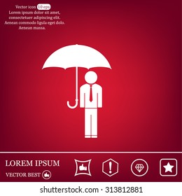 Man With Umbrella