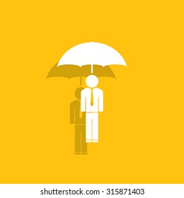 Man With Umbrella