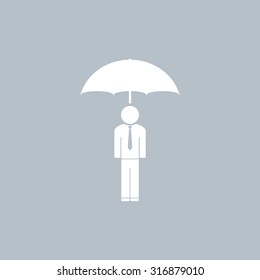 Man With Umbrella