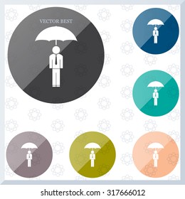 Man With Umbrella