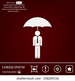 Man With Umbrella