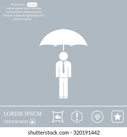 Man With Umbrella