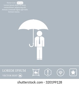 Man With Umbrella