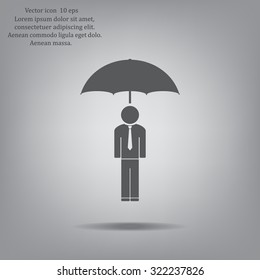 Man With Umbrella