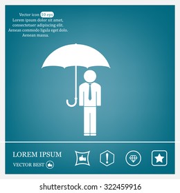 Man With Umbrella