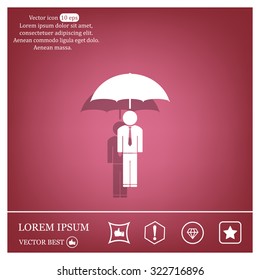 Man With Umbrella