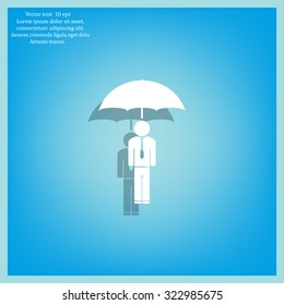 Man With Umbrella