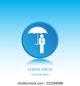 Man With Umbrella