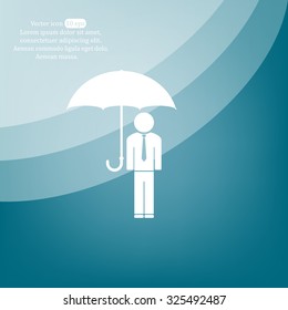 Man With Umbrella