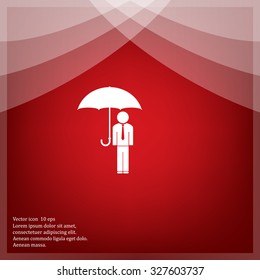Man With Umbrella