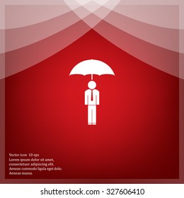 Man With Umbrella
