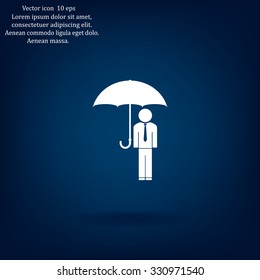 Man With Umbrella