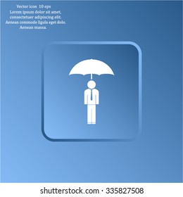 Man With Umbrella