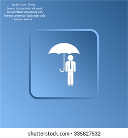 Man With Umbrella