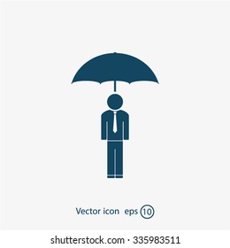 Man With Umbrella