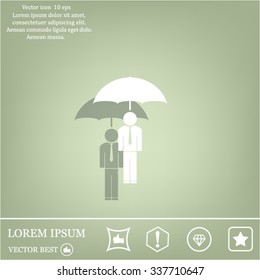 Man With Umbrella