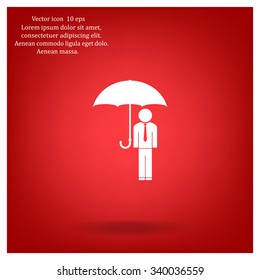 Man With Umbrella