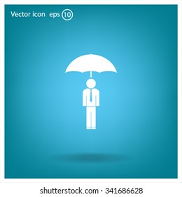 Man With Umbrella