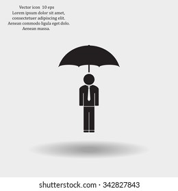 Man With Umbrella