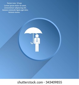 Man With Umbrella