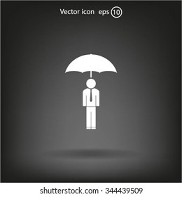 Man With Umbrella