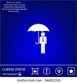 Man With Umbrella