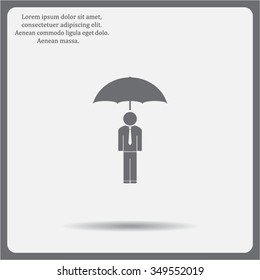 Man With Umbrella