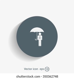 Man With Umbrella