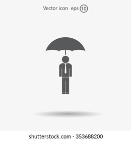 Man With Umbrella