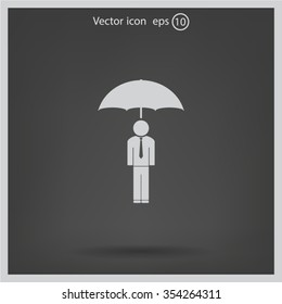 Man With Umbrella