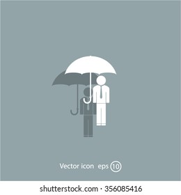 Man With Umbrella