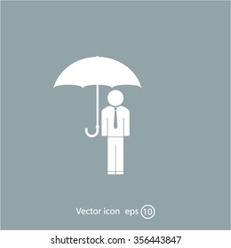 Man With Umbrella
