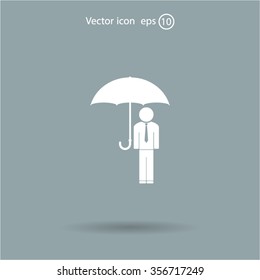 Man With Umbrella