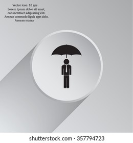 Man With Umbrella