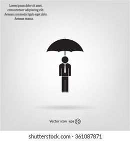 Man With Umbrella