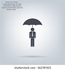 Man With Umbrella
