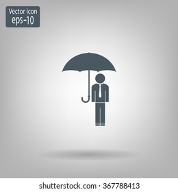 Man With Umbrella