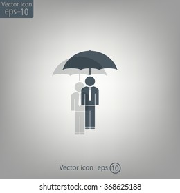 Man With Umbrella