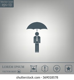 Man With Umbrella