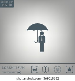 Man With Umbrella