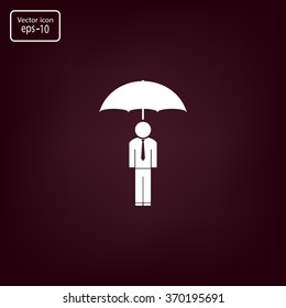 Man With Umbrella