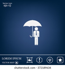 Man With Umbrella