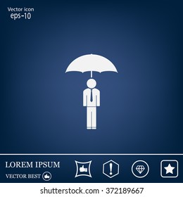 Man With Umbrella