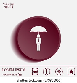 Man With Umbrella
