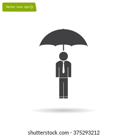 Man With Umbrella