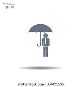 Man With Umbrella