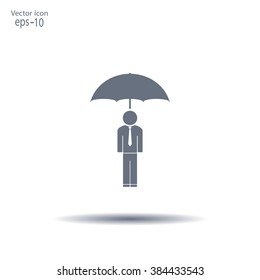 Man With Umbrella