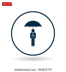 Man With Umbrella