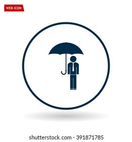 Man With Umbrella